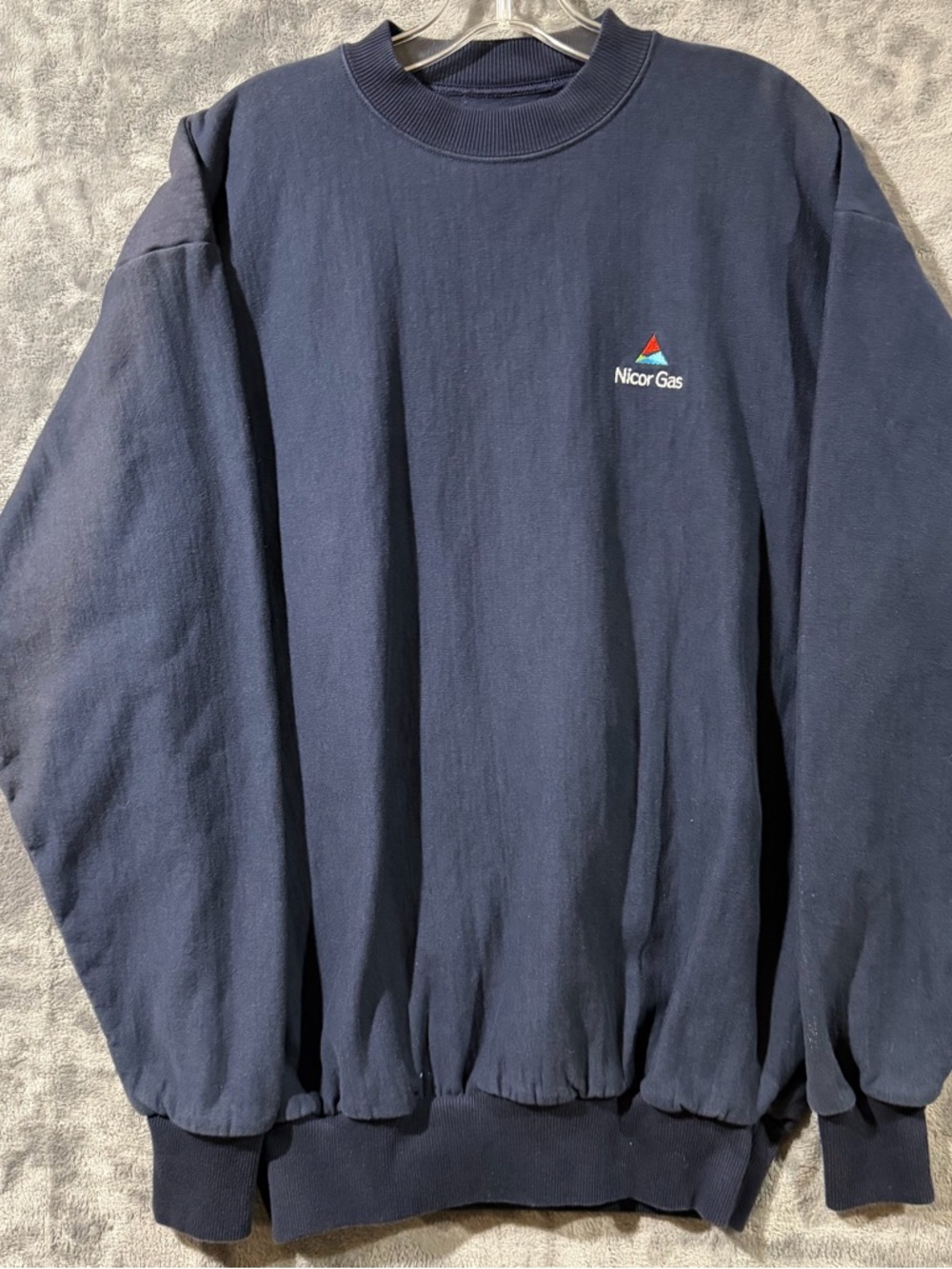 Tyndale Nicor Gas Crewneck Sweatshirt Made in USA Men’s Size Large *Not FR